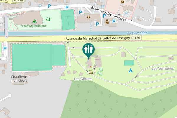 Map showing location of Avenue du Maréchal de Lattre de Tassigny 170 Toilet