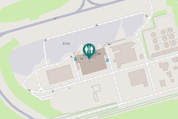 Map showing location of N 7 Toilet