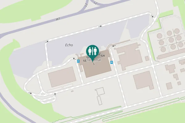 Map showing location of N 7 Toilet