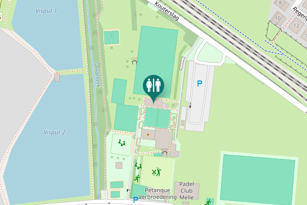 Map showing location of Ovenveldstraat 9 Toilet