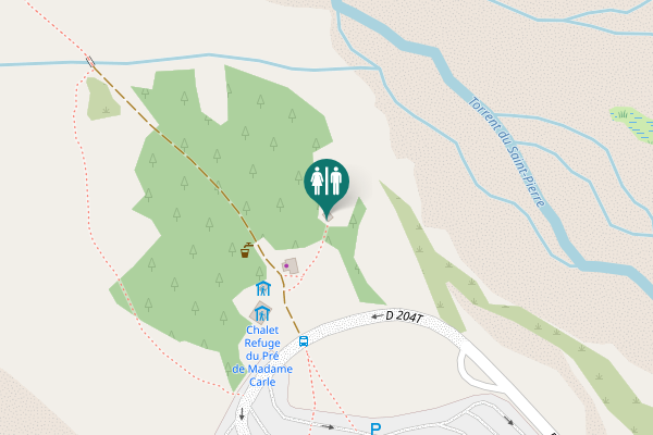 Map showing location of Route de Cézanne 5194 Toilet