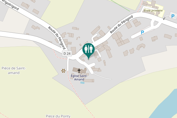 Map showing location of Impasse de l'Ancien Presbytère Toilet