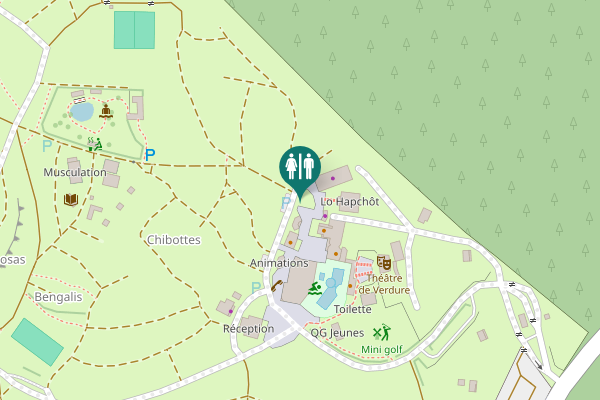 Map showing location of D 328 5006 Toilet