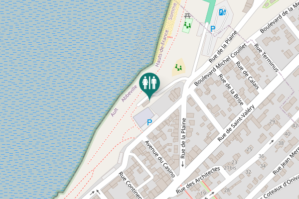 Map showing location of Boulevard Michel Couillet Toilet