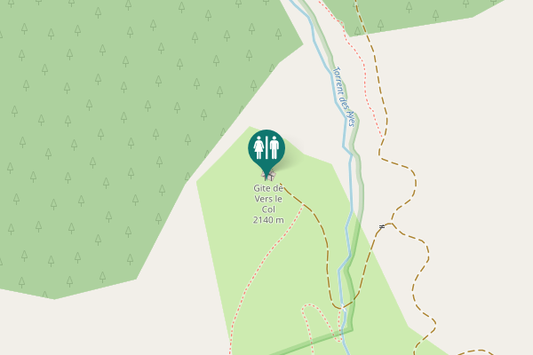 Map showing location of Villar-Saint-Pancrace Toilet