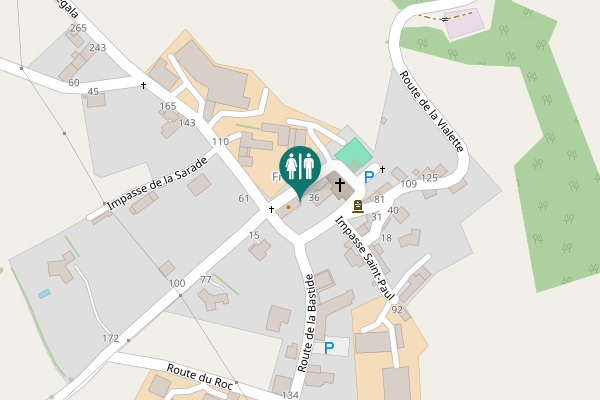 Map showing location of Rue Saint-Jacques 22 Toilet