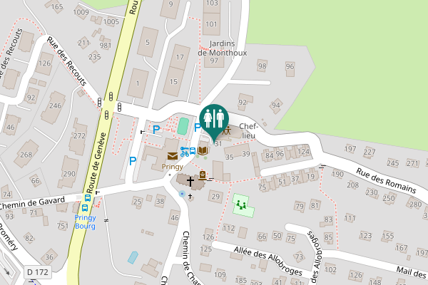 Map showing location of 31 Toilet