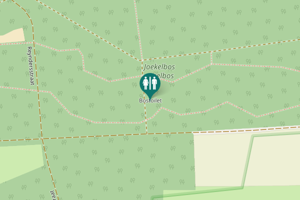 Map showing location of Bostoilet