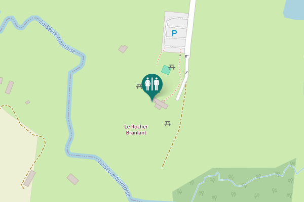 Map showing location of Largeasse Toilet