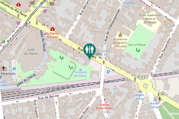 Map showing location of Rue Paul Bert 22 Toilet