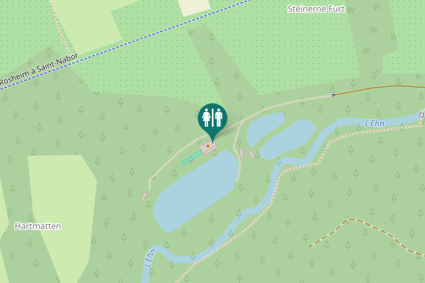 Map showing location of Rosheim à Saint-Nabor Toilet