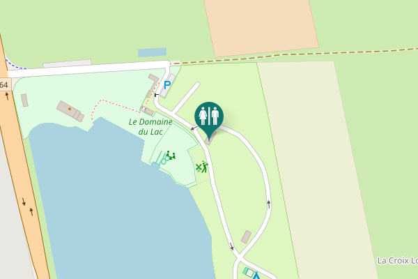 Map showing location of Douzy Toilet