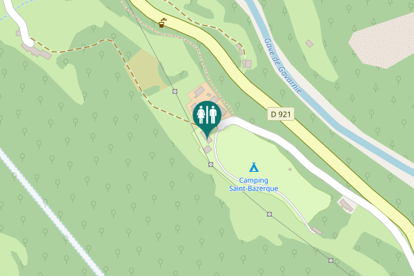 Map showing location of Luz-Saint-Sauveur Toilet