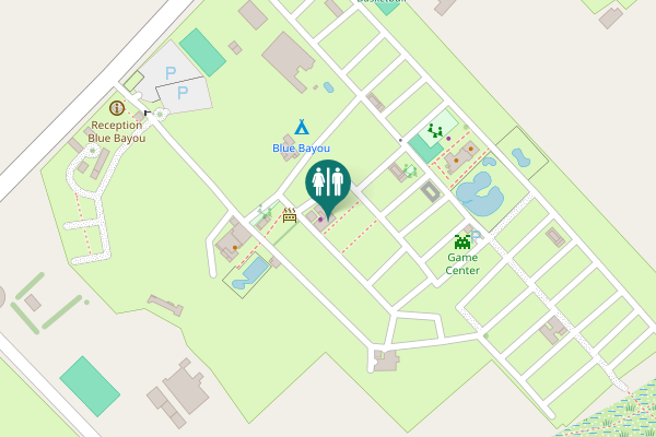Map showing location of Vendres Toilet