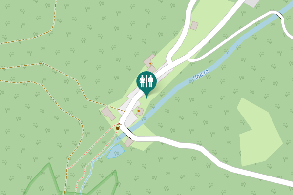 Map showing location of Kostenets Toilet