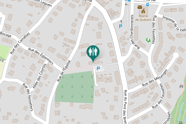 Map showing location of Impasse de l'Ancienne École Toilet
