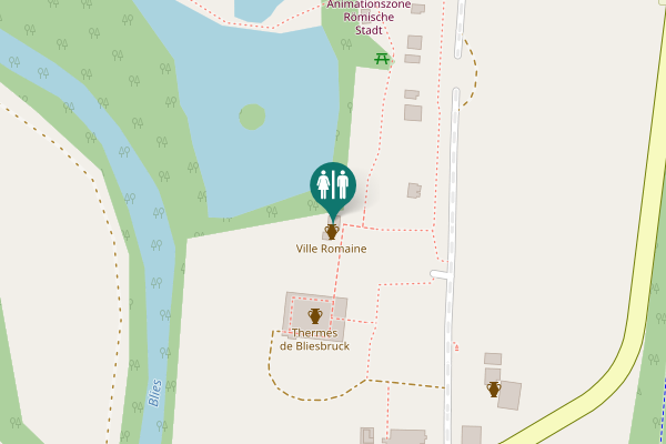 Map showing location of Rue Robert Schuman 1 Toilet