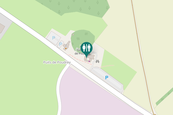 Map showing location of D 258 Toilet