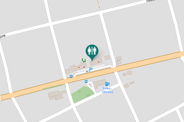 Map showing location of 3 Toilet