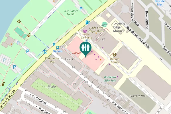 Map showing location of Passage de la vinaigrerie Toilet