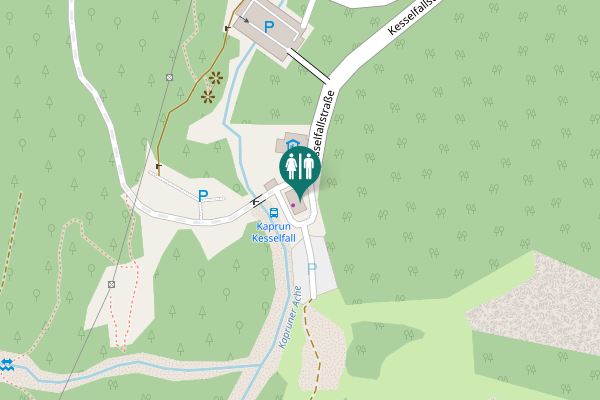 Map showing location of Kesselfallstraße 95 Toilet