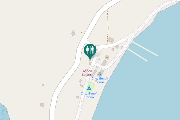 Map showing location of Lifou Toilet