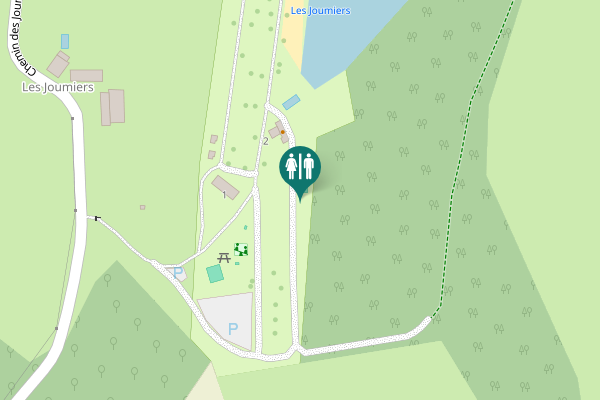 Map showing location of 2 Toilet