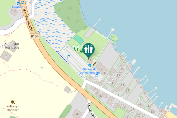 Map showing location of 1 Toilet