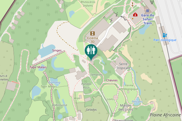Map showing location of Hermival-les-Vaux Toilet