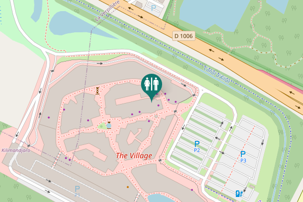 Map showing location of D 1006 Toilet