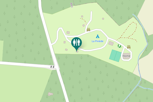 Map showing location of Route de Keryargon 89 Toilet