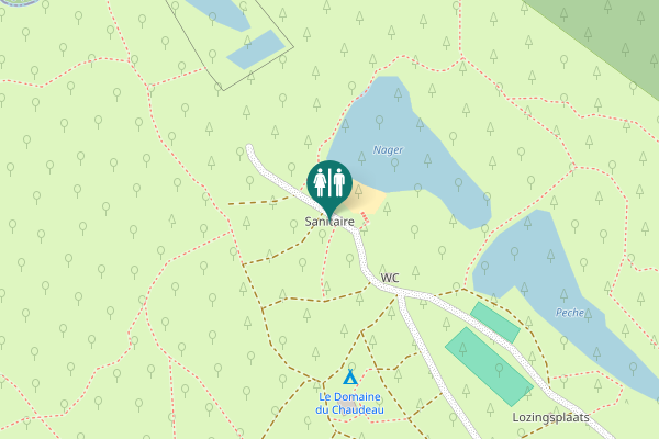 Map showing location of Route du Grand Chaudeau 84 Toilet