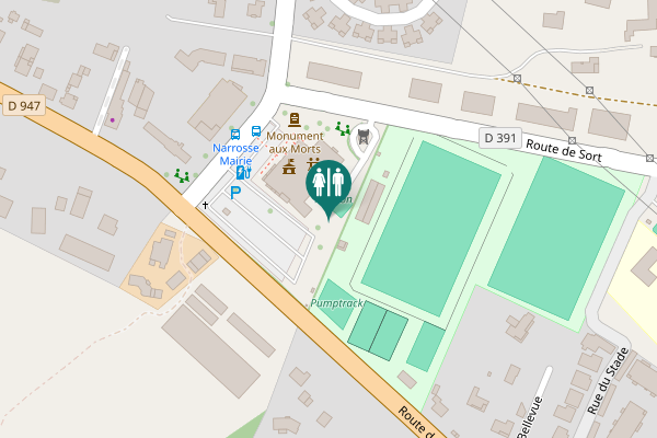 Map showing location of Rue des Écoles 117 Toilet