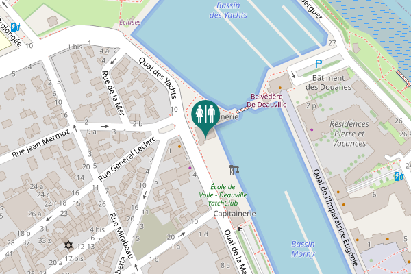 Map showing location of Quai de la Marine 2 Toilet