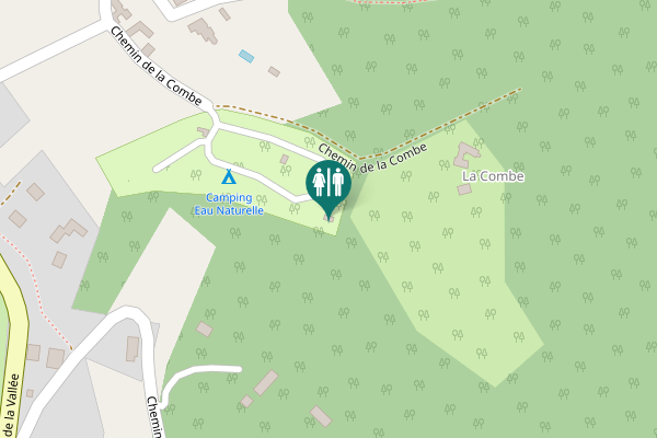Map showing location of Chemin de la Combe 102 Toilet