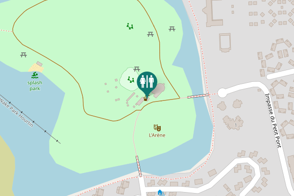 Map showing location of WC publics