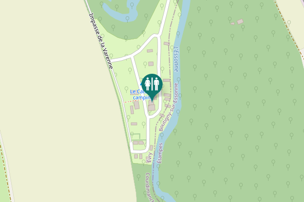 Map showing location of Impasse de la Varenne Toilet