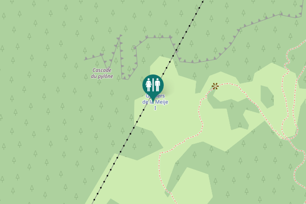 Map showing location of D 233T Toilet