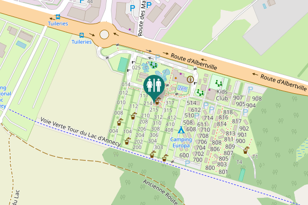 Map showing location of H