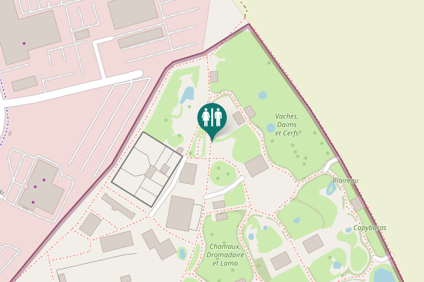 Map showing location of Nogent-le-Phaye Toilet