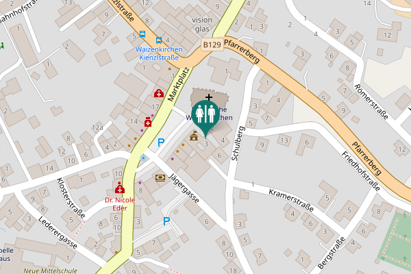 Map showing location of Marktplatz 3 Toilet