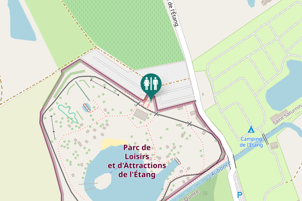 Map showing location of Impasse du Domaine de l'Étang Toilet