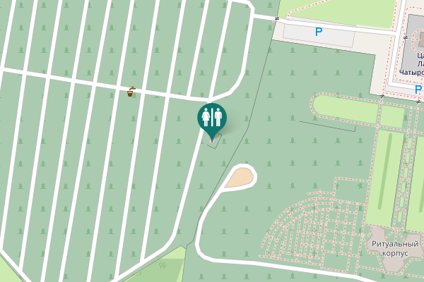 Map showing location of Н9031 Toilet