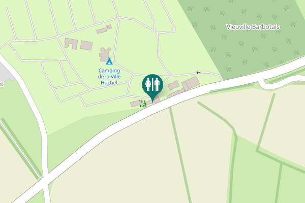 Map showing location of Saint-Malo Toilet