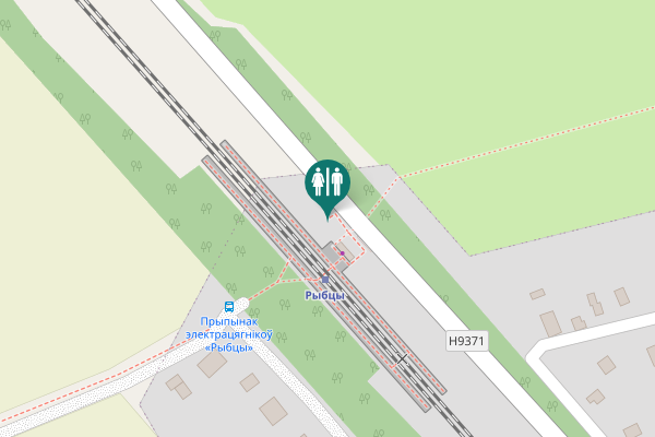 Map showing location of Н9371 Toilet