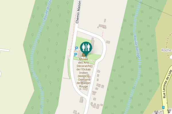 Map showing location of Chemin Maison Rouge 17A Toilet