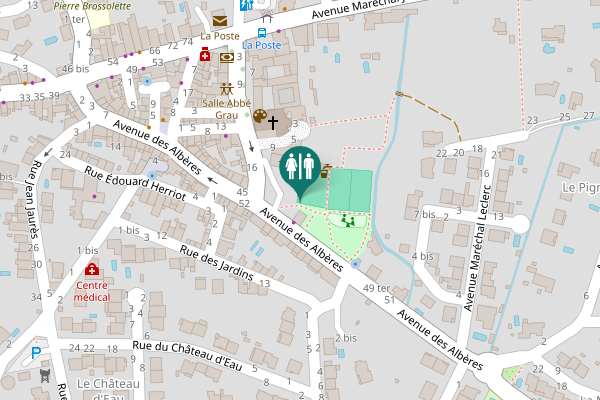 Map showing location of Avenue des Albères 47 Toilet
