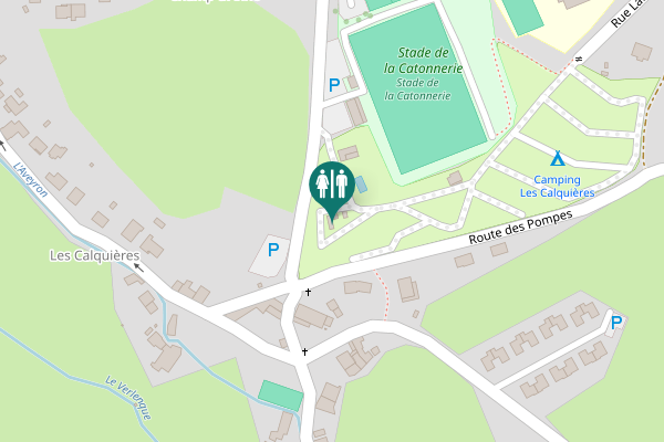 Map showing location of Rue Jean Moulin 17 Toilet
