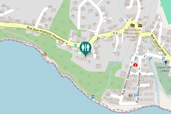 Map showing location of Ruelle des Figuiers 74 Toilet