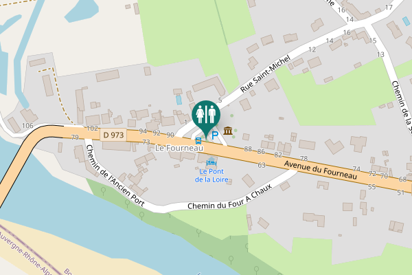 Map showing location of Avenue du Fourneau 65 Toilet